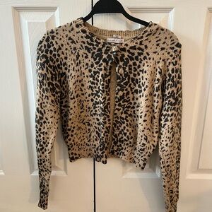 Sincerely Jules cheetah cardigan
